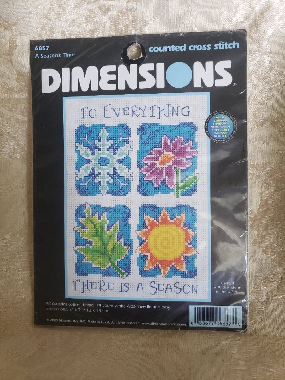 Dimensions Counted Cross Stitch Kit A Season's Time